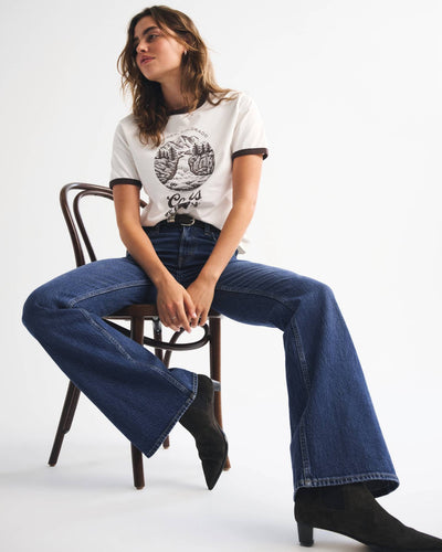 High Rise Flare Jean