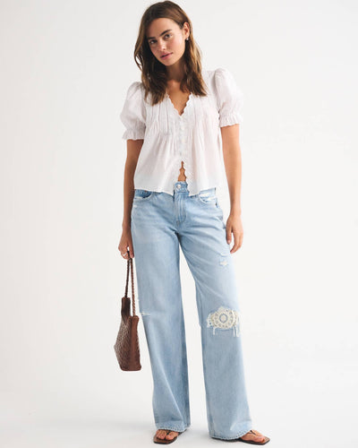Curve Love Low Rise Ultra Loose Jean