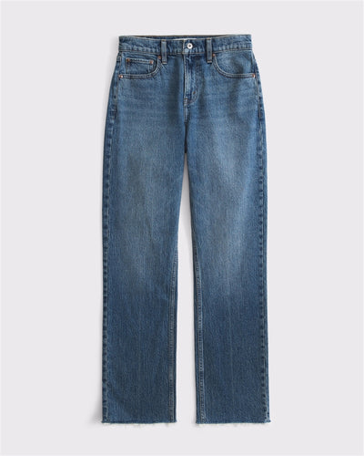 High Rise 90s Straight Jean