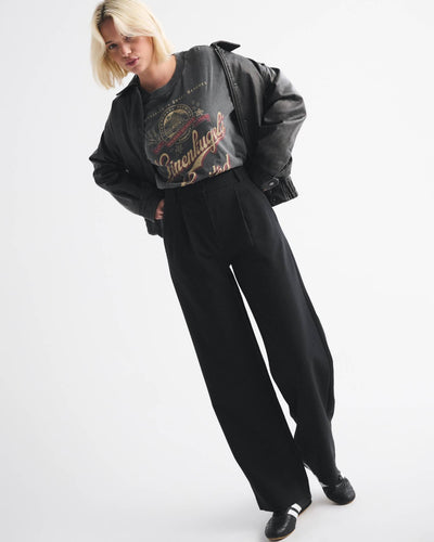 A&F Sloane Tailored Wide Leg Pant