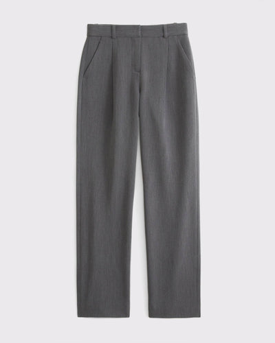 A&F Quinn Tailored Straight Pant