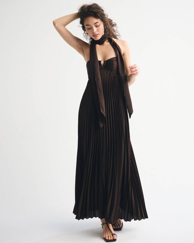 The A&F Giselle Strapless Scarf Babydoll Maxi Dress