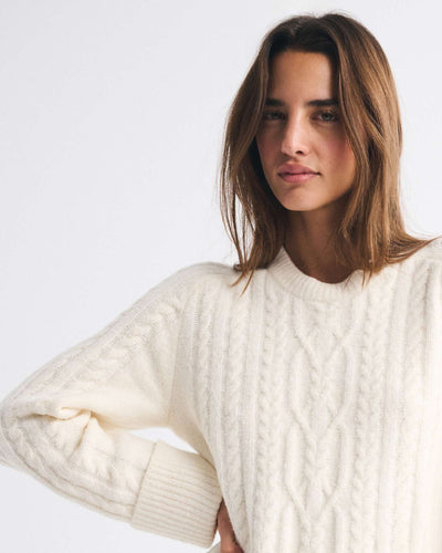 The A&F Madeline Cable Mini Sweater Dress