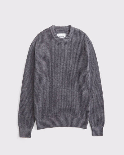 Waffle Crew Sweater