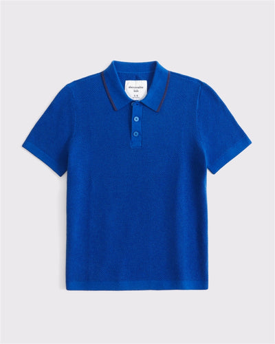 3-button sweater polo