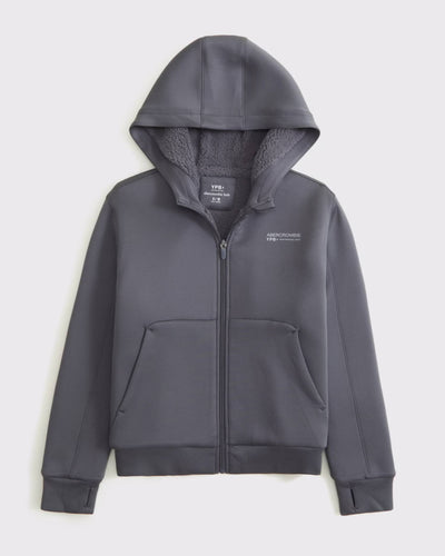 YPB Lightweight Cozy-Lined Full-Zip Hoodie