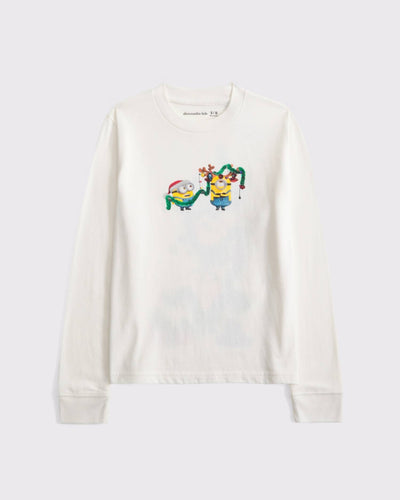 Long-Sleeve Minions Graphic Tee