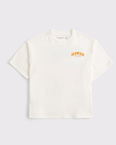 relaxed imagery graphic logo tee