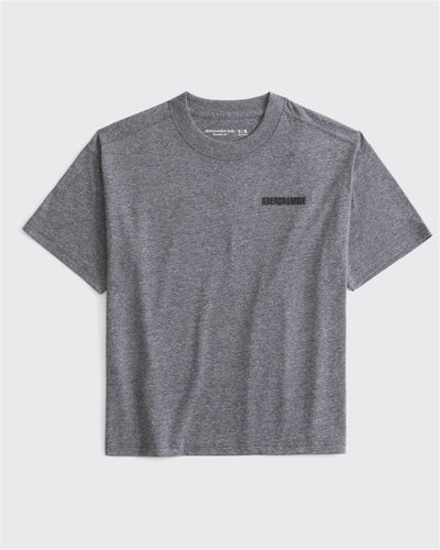 relaxed graphic logo tee