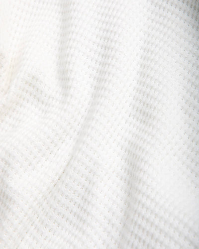 Cozy Long-Sleeve Waffle Crew