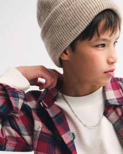 Long-Sleeve Slub Flannel