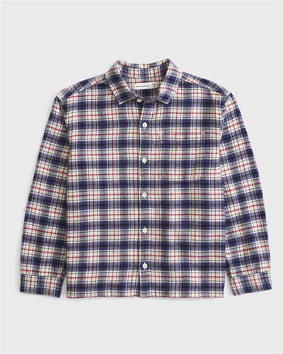 long-sleeve flannel shirt