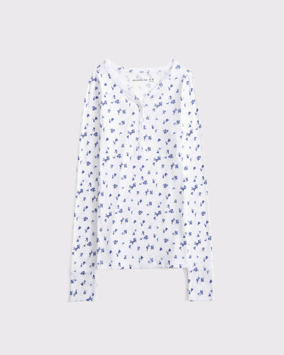 Long-Sleeve Henley Tee