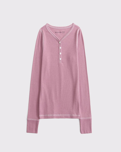 Long-Sleeve Henley Tee