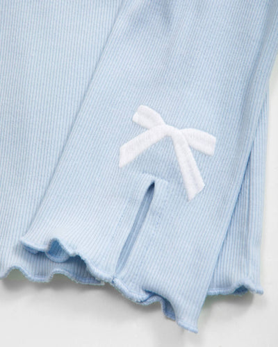 Long-Sleeve Bow Tee