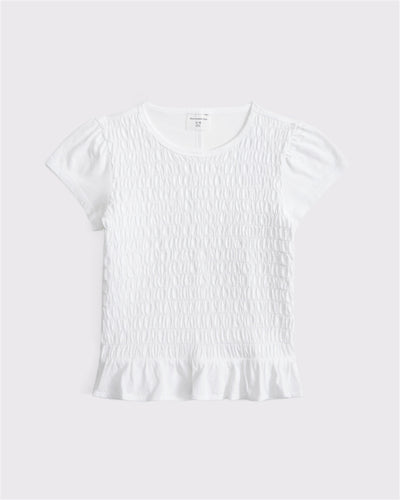 smocked tee