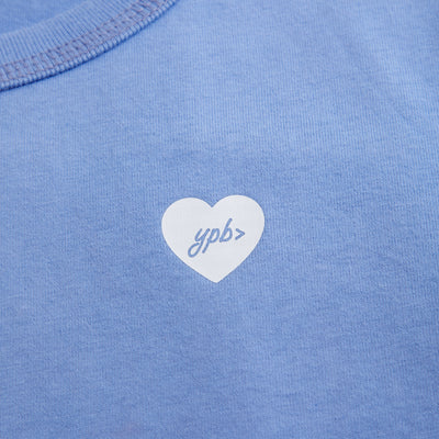 ypb logo tee and wide leg knit pants set