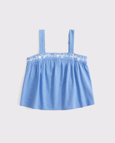 ruched squareneck set top