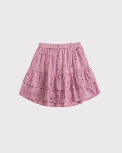 Tiered Ruffle Mini Skort