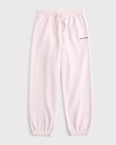 fleece logo jogger