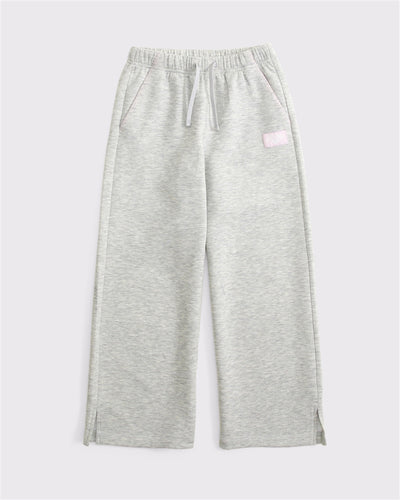 ypb neoknit wide leg open-hem sweatpant