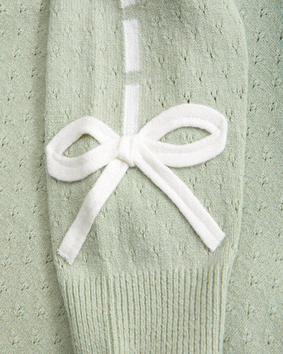 Off-The-Shoulder Bow Sweater