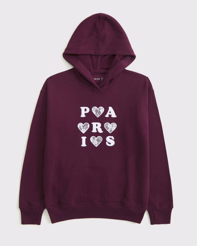Legging-Friendly Graphic Popover Hoodie