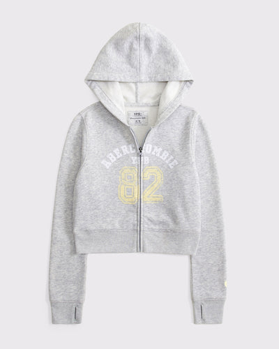 ypb graphic logo full-zip hoodie