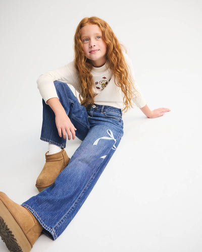 High Rise Ultra Wide Leg Jeans