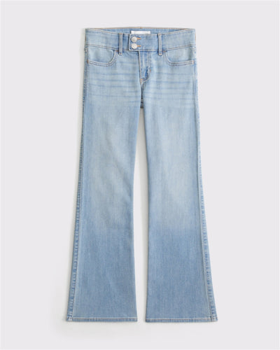 low rise bootcut jeans