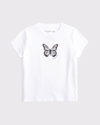 oversized graphic logo tee