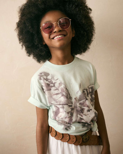 oversized graphic logo tee
