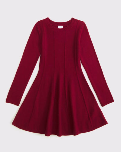 A&F Mila Long-Sleeve Mini Sweater Dress
